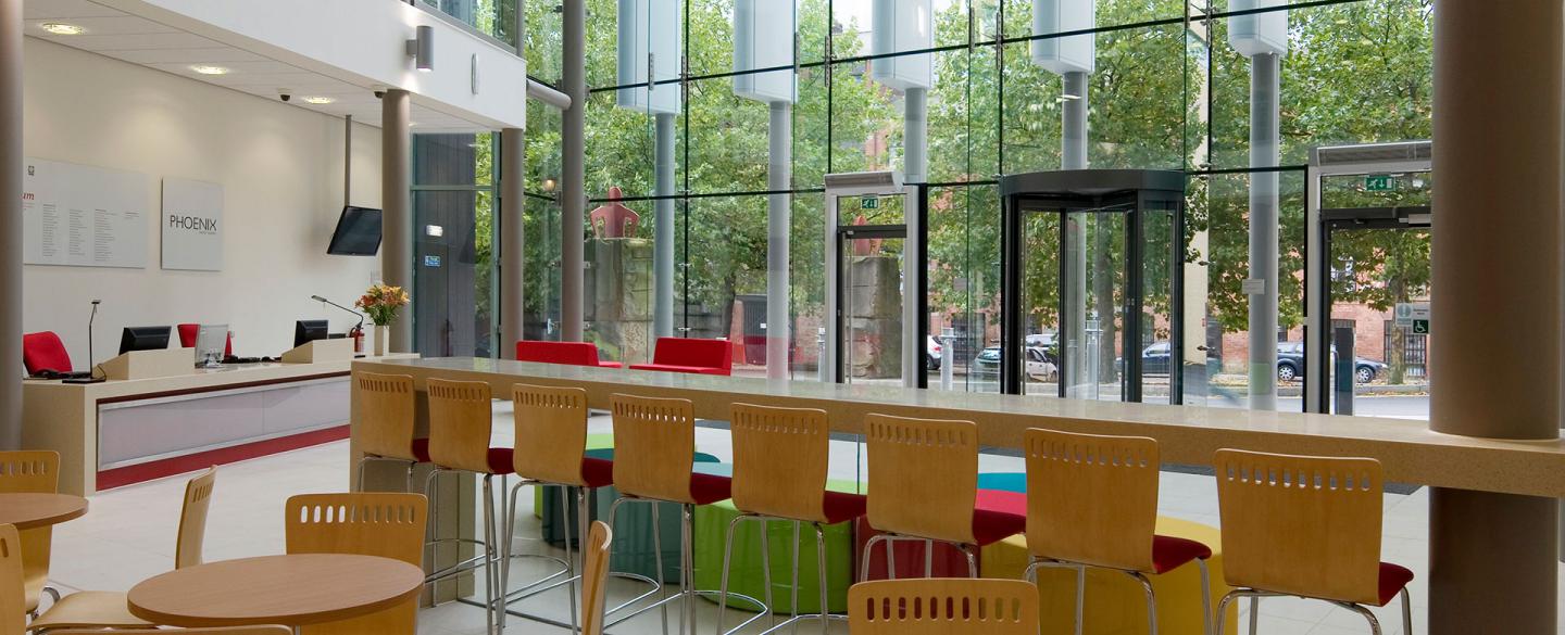 Cafe and foyer